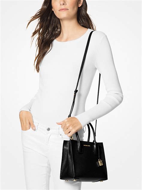 medium michael kors crossbody|michael kors medium mercer handbag.